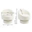 Fauteuil demi-tonneau en velours-1004013600