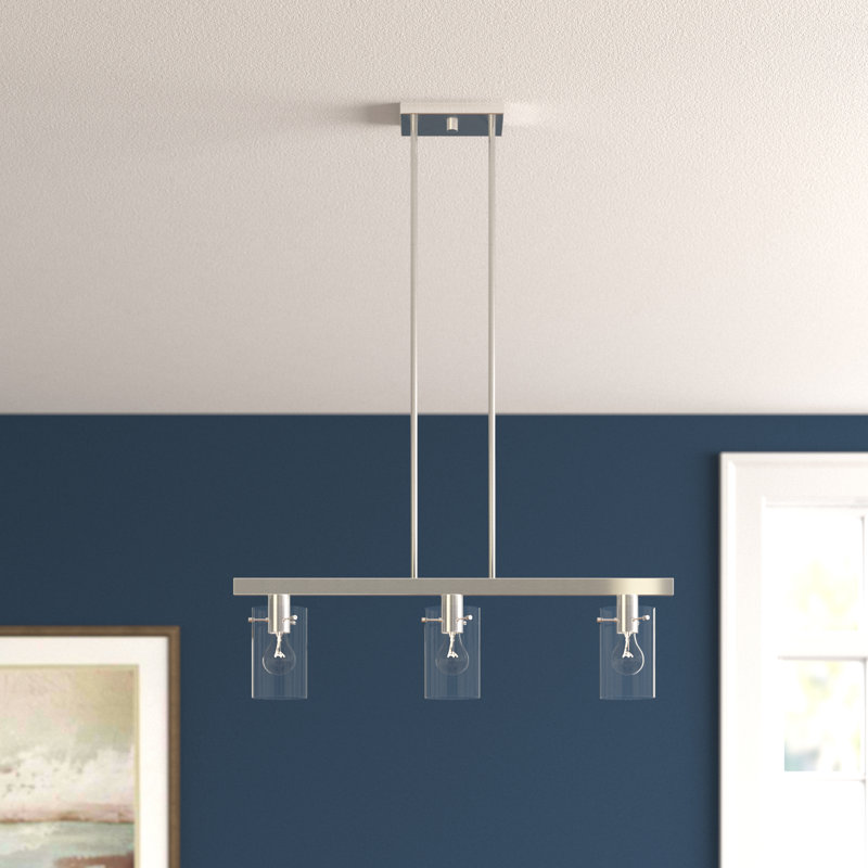 Lustre linéaire Nilsa Glenda, Nickel brossé