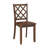 Transitional Style 5Pc Dining Table Set 1X Table & 4X Chairs Rectangle Dining Table Diamond Pattern Chairs Back Dark Cherry Finish