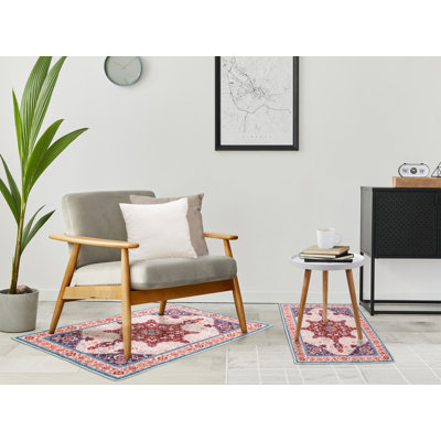 Harnden Flannel 2-Piece Washable Rug Set
