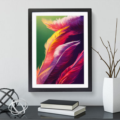 Exotic Feathers - Single Picture Frame Print