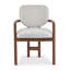 Chaise rembourrée avec accoudoirs (ensemble de 2)-1624637870