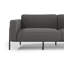 Allysun 214cm Wide Rectangle Metal Patio Sofa