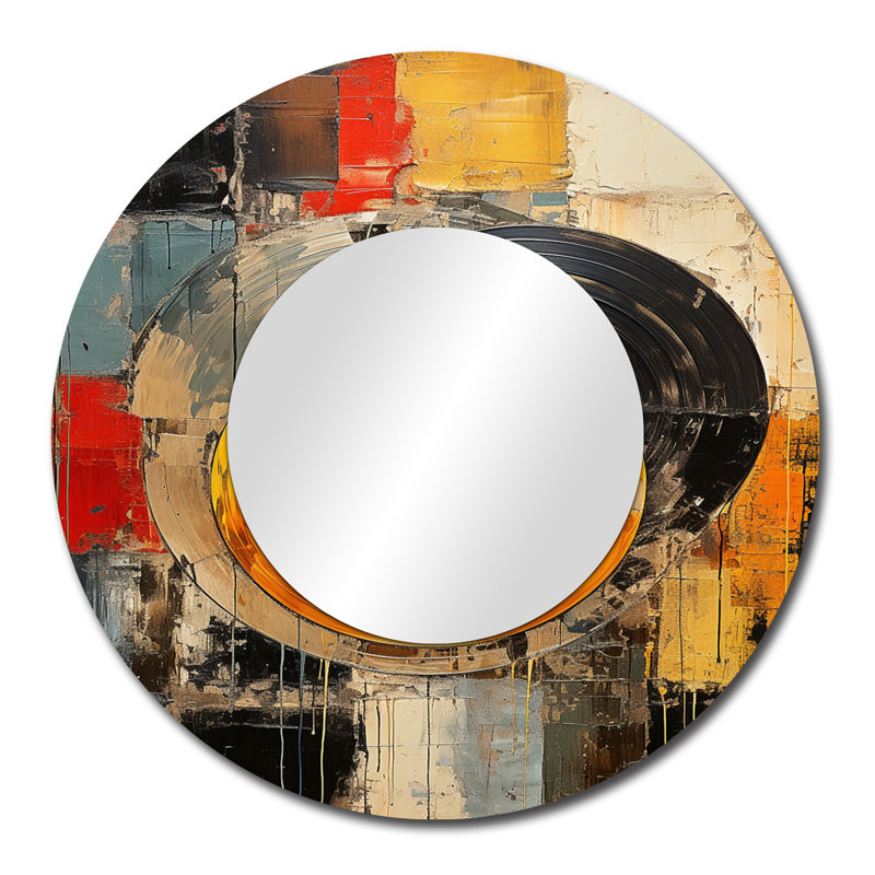 Coloré rétro vinyle I - disque vinyle, 29 po x 29 po