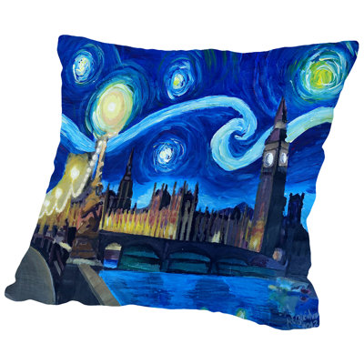  Coussin décoratif Inspirations in England Starry London Starry Night London