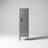 Tontouta Steel Single Storage Cabinet ( 54 " H x 15 " W x 15 " D)-1343098157