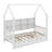 Wooden Twin Size House Bed With Trundle-948322880