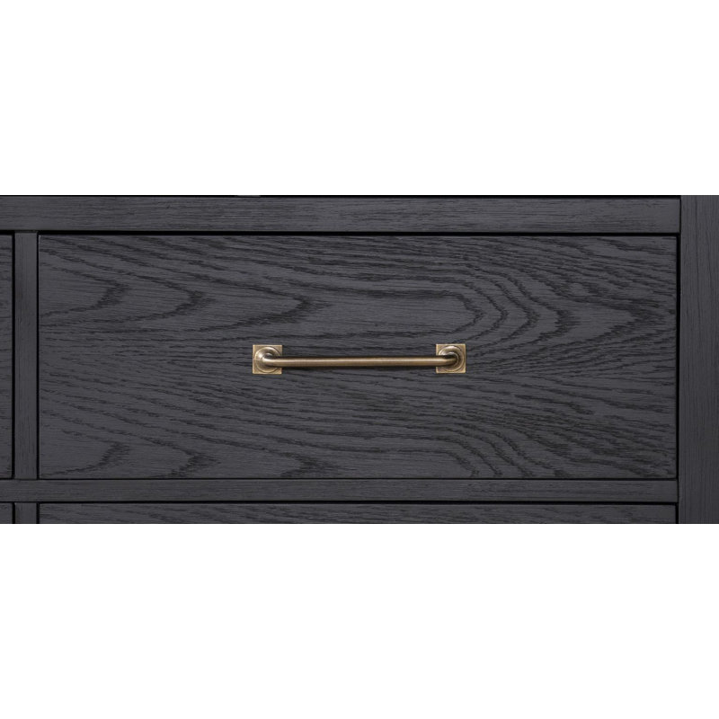 Commode 7 tiroirs Harriett, Noir, noir, noir, noir