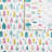 4 Pcs Queen Cotton Flannel Sheet , White Holiday Trees Design, Fully Elasticized Fitted Sheet, Machine Washable, , All Sheets Included Printed Wash For Easy Care