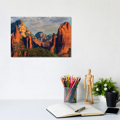 Mountains, Red Rock-Secret Mountain Wilderness, Arizona I 1 Piece Wrapped Canvas Wall Art
