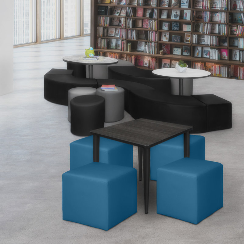 Regency Jean Square Stool Ottoman