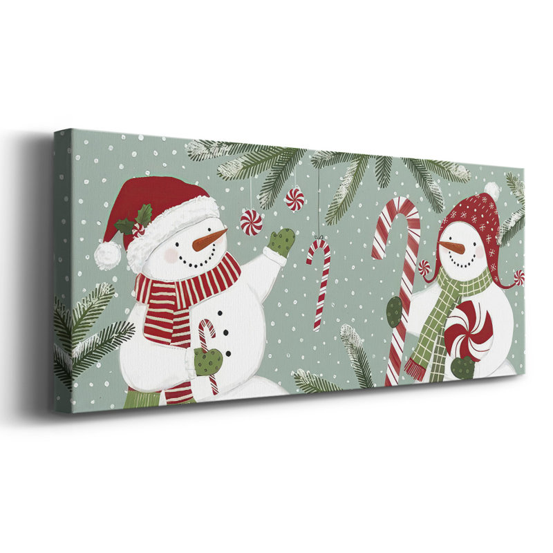 Frosty X 2 sur toile, H 24 po x l 60 po x P 1,5 po