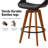 Omar Swivel Upholstered Modern Stool-1102983948-1093786446