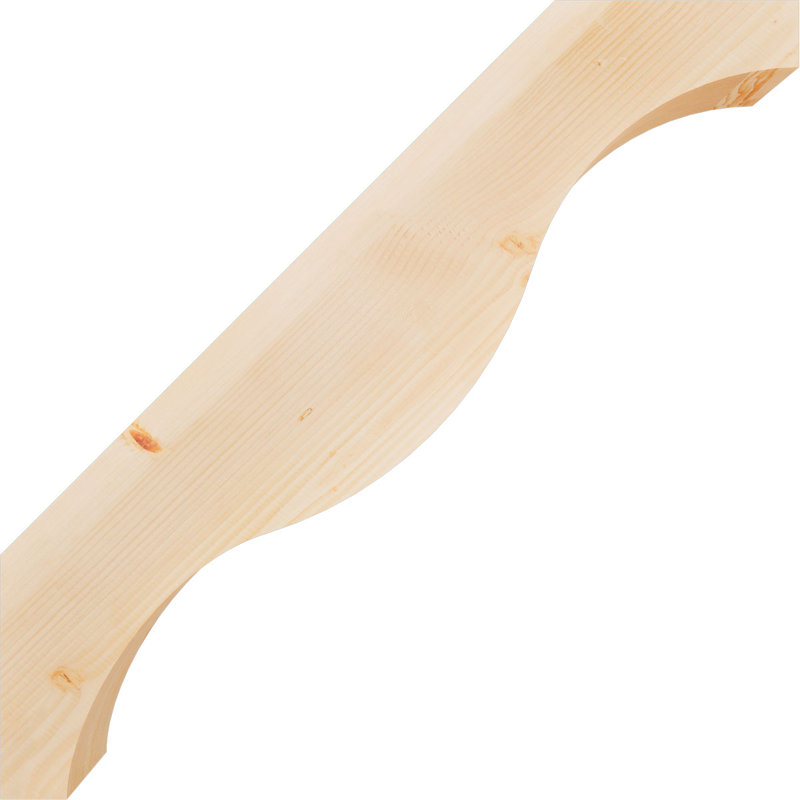 Attelle de genou Funston, Sapin de Douglas, Lisse, H 40 po x l 5,5 po x P 40 po
