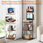 Manufactured Wood,Metal 148cm H Media Shelves