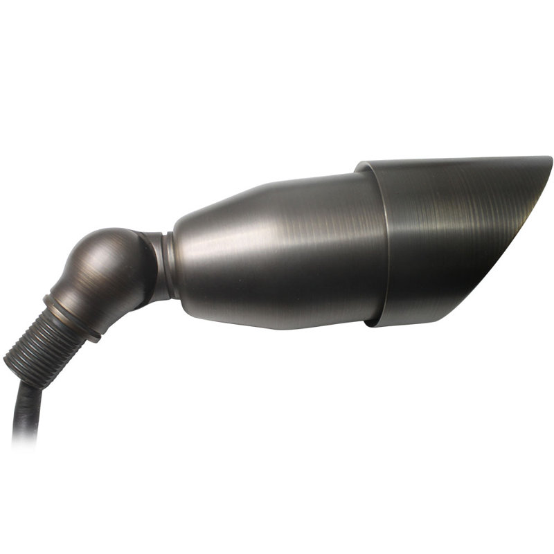Solid Brass Spotlight, Bronze