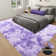 Super Soft Tie-Dyed StarPurple Rug Oversized Living Room Rug, Thick Pile Rug, Fluffy Tufted Room Rug For Room Bedroom Large Cozy Fuzzy Rug Room Home Decor Aesthetic Soft Non Slip Rug Decor Aesthetic, Christmas Decor, Halloween Decor