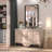 Miroir de vanité Stemn encadré / Miroir d'appoint-95756113-95979824