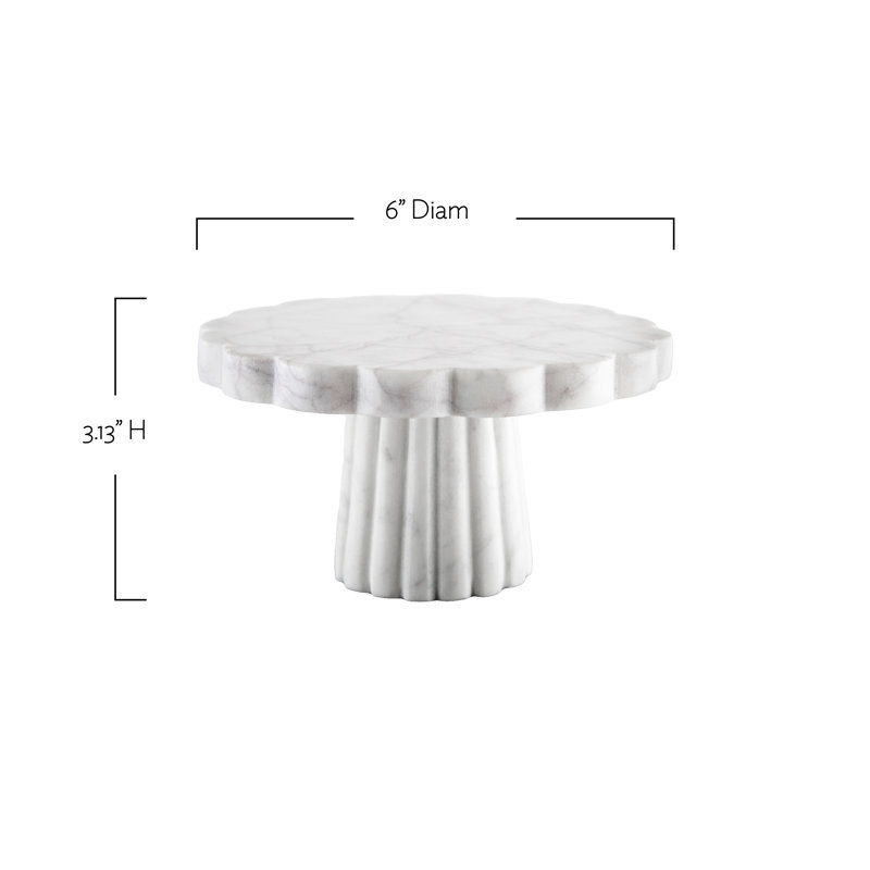 Présentoir à gâteaux Canvas Home, Blanc