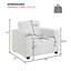 Fauteuil d'appoint rembourré-1954912389