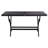 Ched Rectangular Metal Folding Outdoor Dining Table With Umbrella Hole , 55'' in. W 31.25'' in. D-25664051