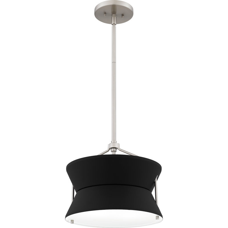 Montz 2 - Light Brushed Nickel Single Pendant
