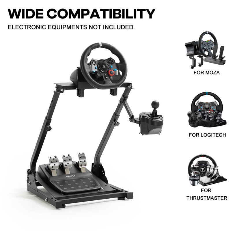 Anman G920 Steering Wheel Stand Fit Logitech G29 Fanatec Thrustmaster, are Not Include Pedal & Steering Wheel & Handbrake