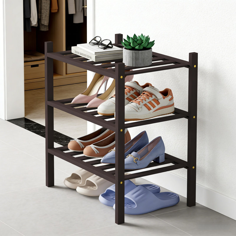 Range-chaussures en bambou