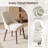 High Back Dining Chair with Ergonomic Curved Back, Padded Seat & Solid Wood Legs-729398865