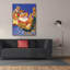 «Santa Sleigh Sparkles» par Christopher Nick, art mural sur toile-654264730