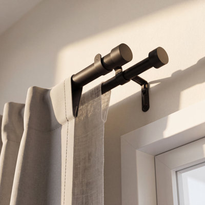 Cappa Adjustable Double Curtain Rod