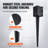 Stellweilan Tessberg Black Metal Mounting Hardware