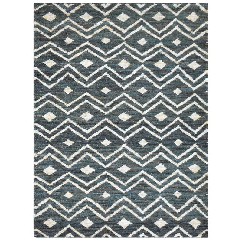 Tapis unis en jute Sumak Jaxen, Rectangle 6 pi x 9 pi