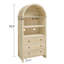 Grande armoire de rangement arquée 70,20 "