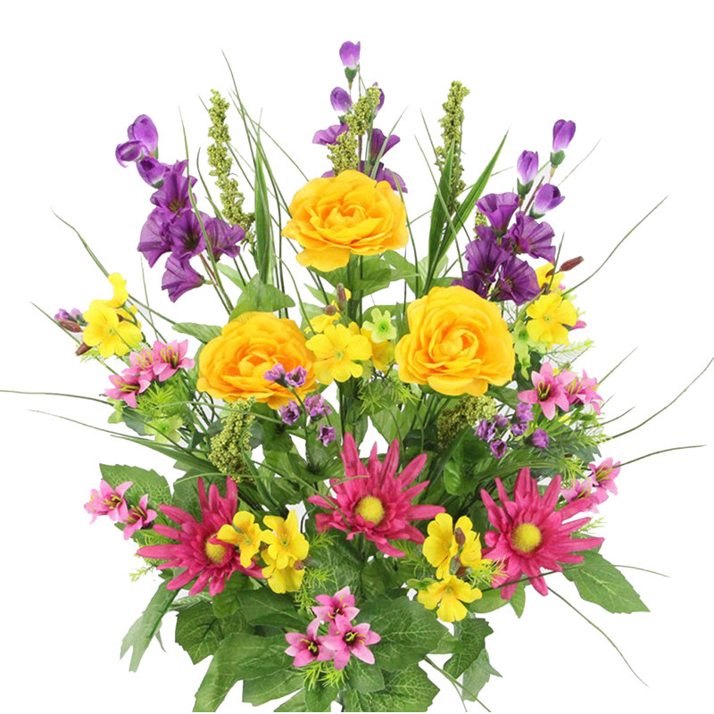Mixed Assortment Arrangement, 32" H x 6" W x 4" D, Summer Mix
