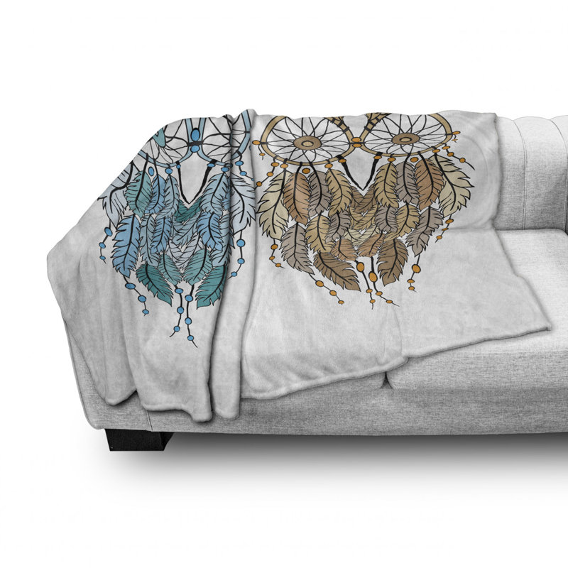 Hand Woven Throw Blanket, 50" W x 60" L