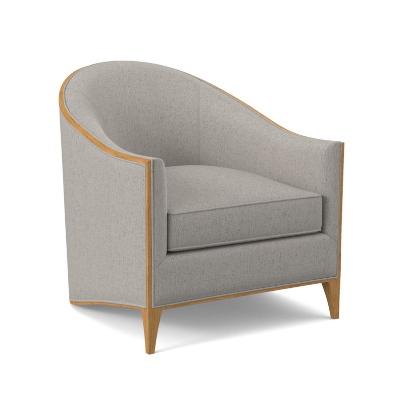 Atelier Barrel Chair, Amber, Libby Linen