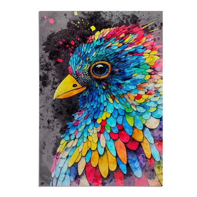 Bird Paint Drips No.2 - Wall Art