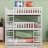 Space-Saving Twin Over Twin Over Twin Triple Bunk Bed With Detachable Feature-1503569604