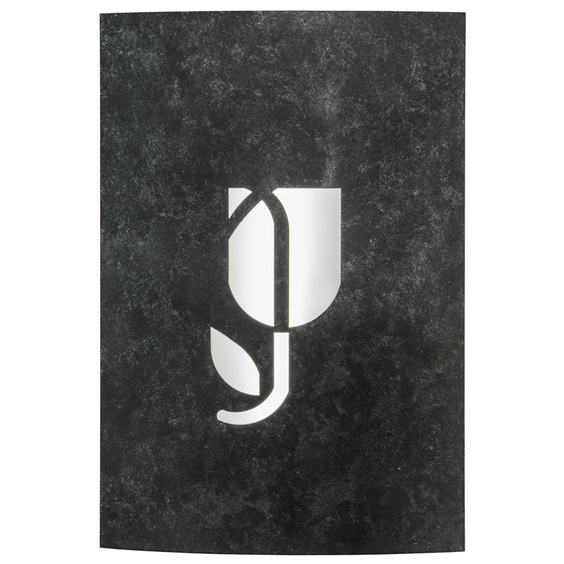Country Inn 1 - Light LED Wallchiere, Black