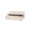 Perkin - Small Floating Nightstand White Finish With Drawer, Solid Wood Wall Drawer