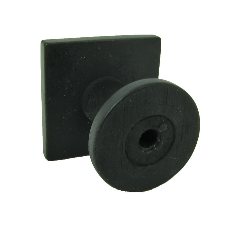 Oil Rubbed Bronze Square Cabinet Knob with Mounting Hardware
