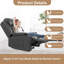 81 cm Wide Lift Assist Home Theatre Recliner with Massager and Heated Cushion-960107367