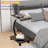 360°Swivel TV Tray Table For Small Spaces, Couch Tables That Slide Under, C Shaped Side Tables With Wheels For Living Room And Bedroom, Bed,Chair, Snack Table