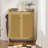 42.5" Tall Rattan Shoe Cabinet with Doors, 6-Tier Shoe Storage Cabinet with Adjustable Shelves, Wooden Freestanding Shoe Organizer Shoe Cabinet for Entryway,Hallway,Living Room (Natural)-537841316