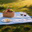 Couverture de pique-nique imperméable extérieure 59 "x 79", tapis de plage pliable pour le camping, la randonnée