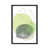 Black Floater Framed