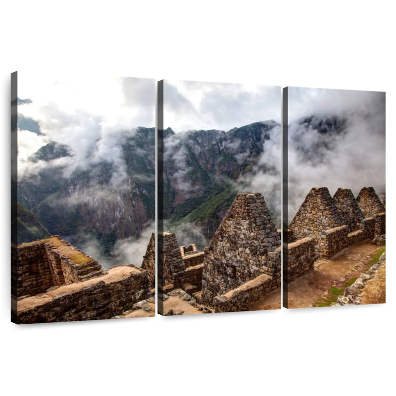 Lilie Cloudy Machu Picchu, 28" H x 45" W