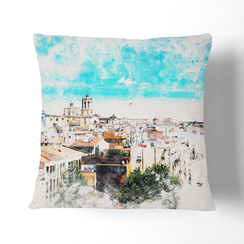 Square Cushion, 55cm H x 55cm W x 20cm D, Stone