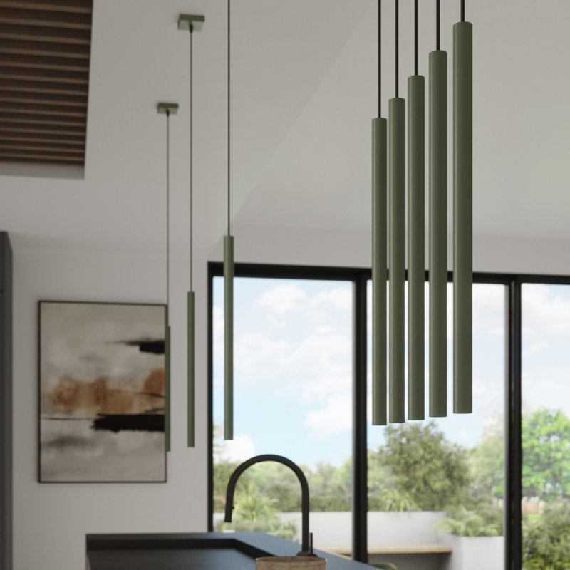 Berthile 1 - Light Pendant, Green